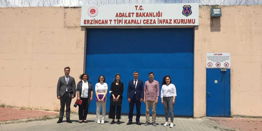 Ulusal Önleme Mekanizması Görevi Kapsamında Erzincan T Tipi Kapalı Ceza İnfaz Kurumuna Habersiz Ziyaret Gerçekleştirildi