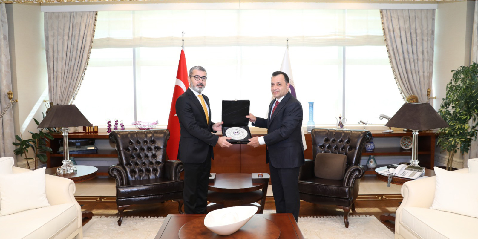 Başkanımız Prof. Dr. Muharrem Kılıç, Anayasa Mahkemesi Başkanı Prof. Dr. Zühtü Arslan’ı Ziyaret Etti