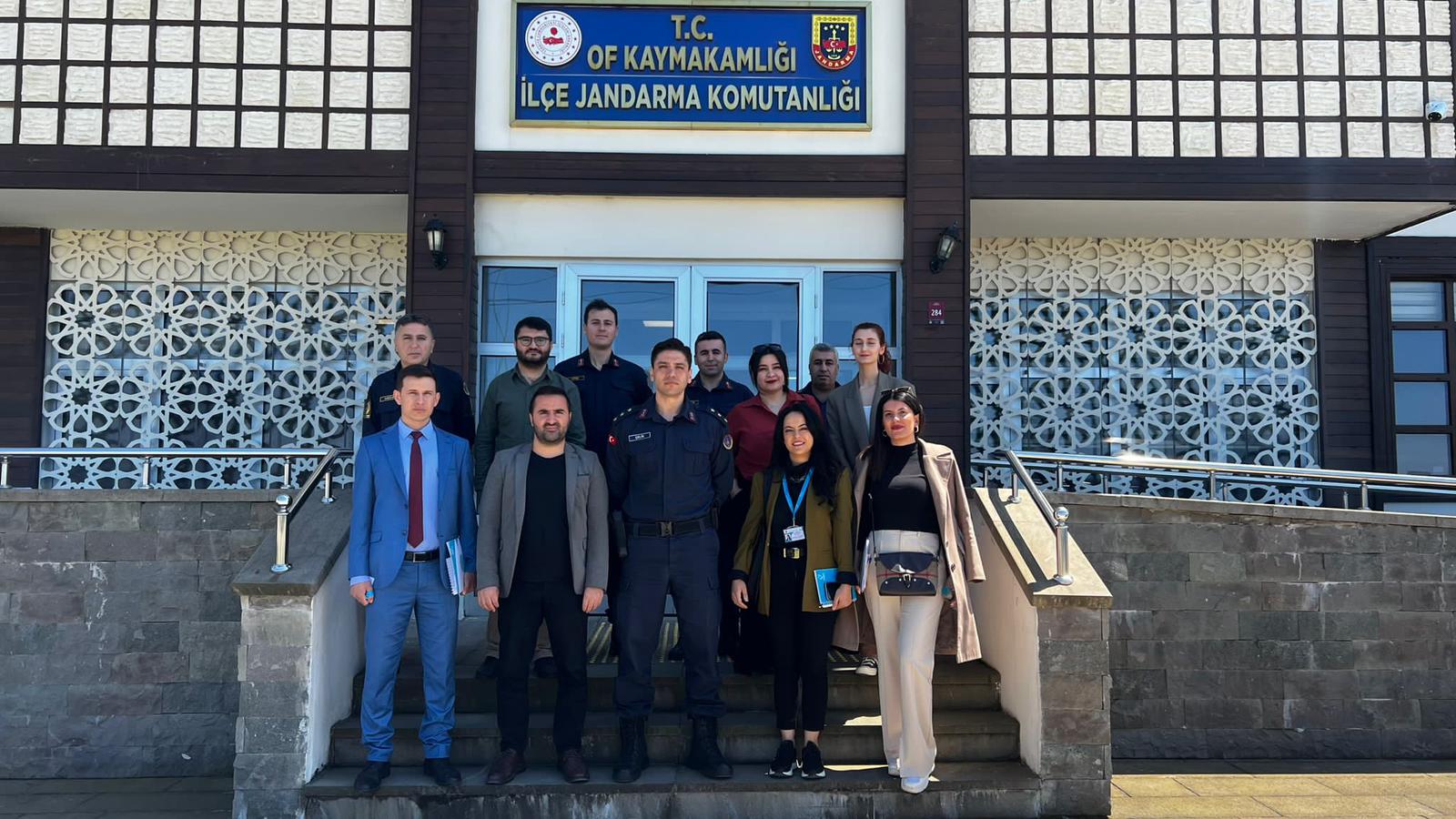 Trabzon Of İlçe Jandarma Komutanlığına Habersiz Ziyareti