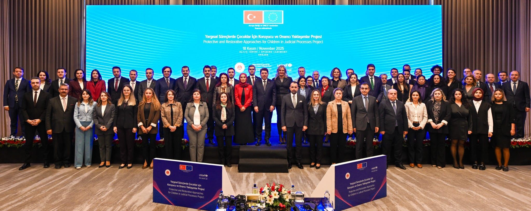 Yargısal Süreçlerde Çocuklar İçin Koruyucu Ve Onarıcı Yaklaşımlar Projesi'nin Açılış Törenine Katılım Sağlandı