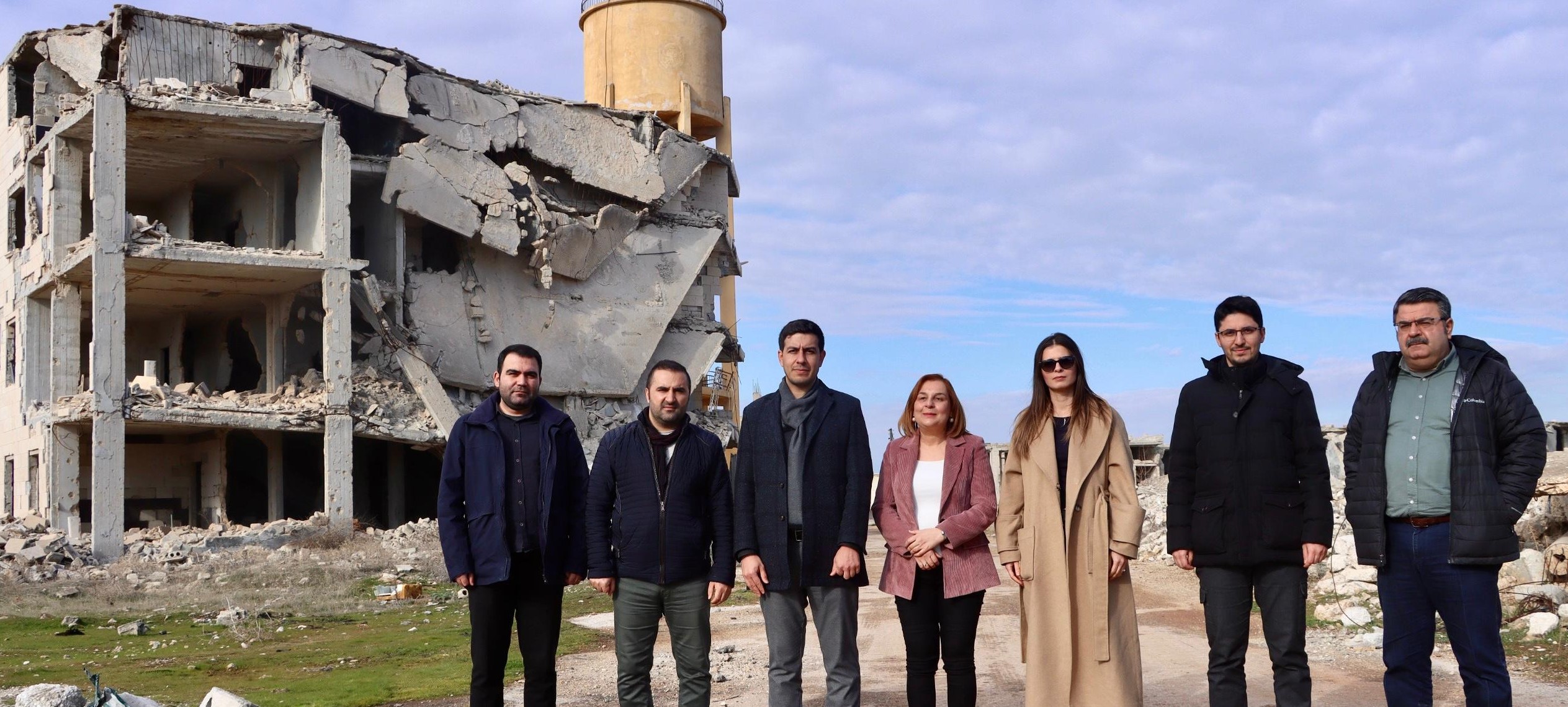 TİHEK Heyetinden Suriye'de Beşşar Esed Rejimi Tarafından Gerçekleştirilen İnsan Hakları İhlallerine Yönelik Raporlama Çalışmaları Kapsamında Halep’e Bağlı Hraytan Kentine Ziyaret 