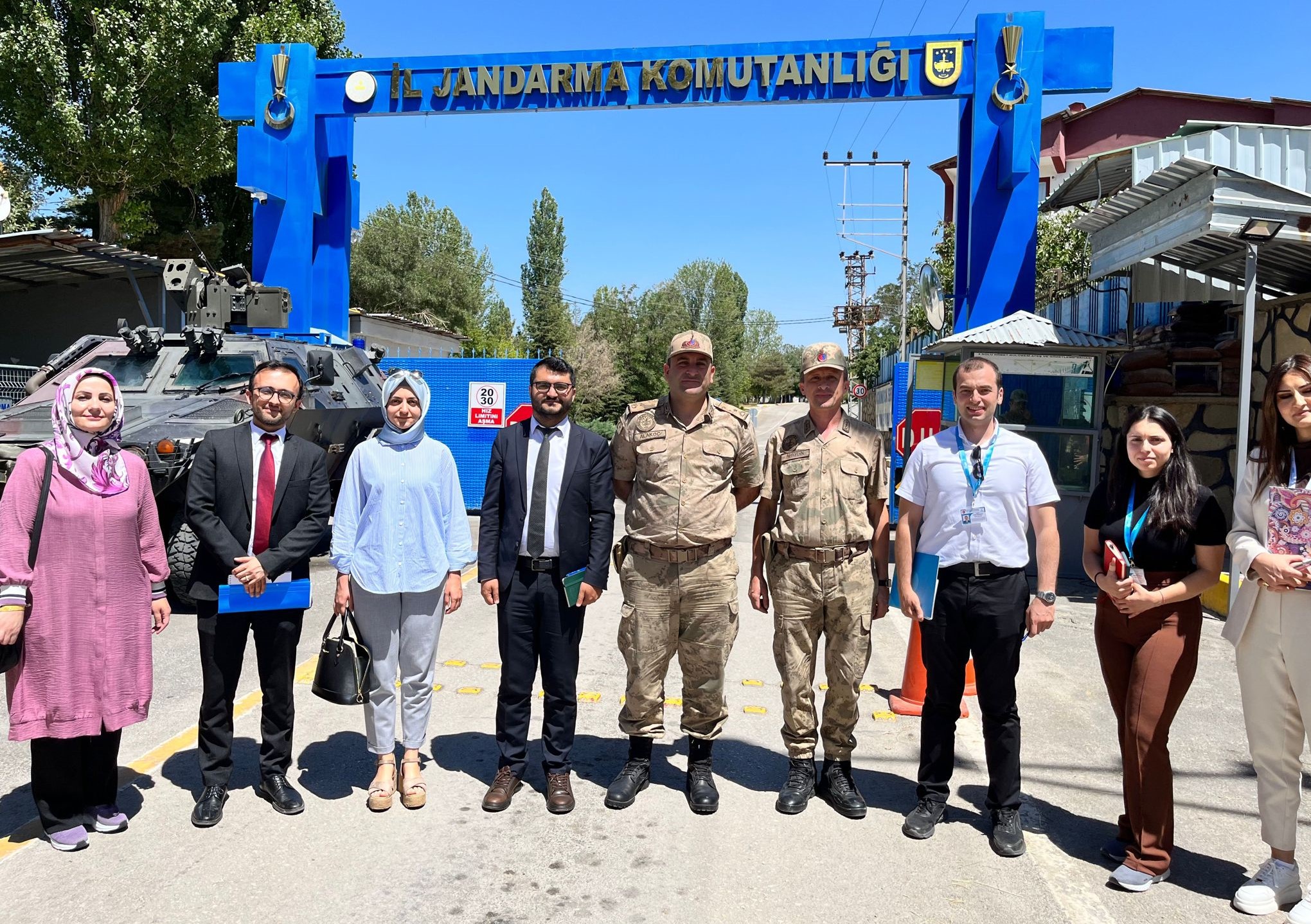 Unannounced Visit to Van Provincial Command of Gendarmerie by HREIT Delegation