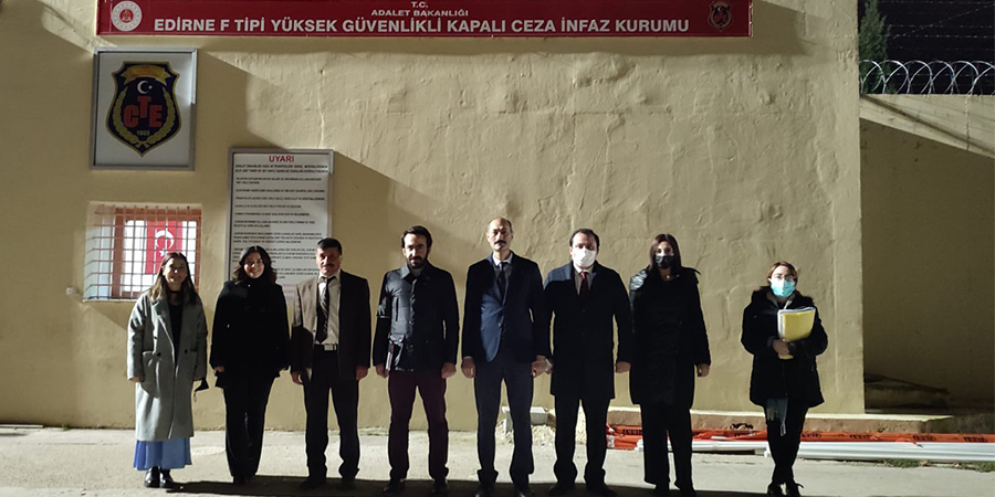 TİHEK Heyeti Edirne'de Habersiz Ziyaretler Gerçekleştirdi