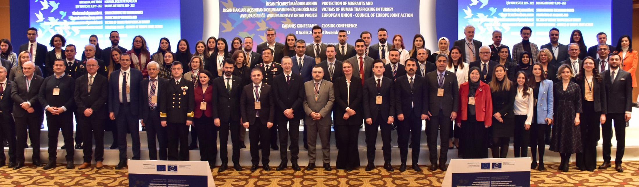 Türkiye'deki Göçmenler ve İnsan Ticareti Mağdurlarının İnsan Hakları Açısından Korunmasının Güçlendirilmesi Avrupa Birliği - Avrupa Konseyi Ortak Projesi Kapanış Konferansı