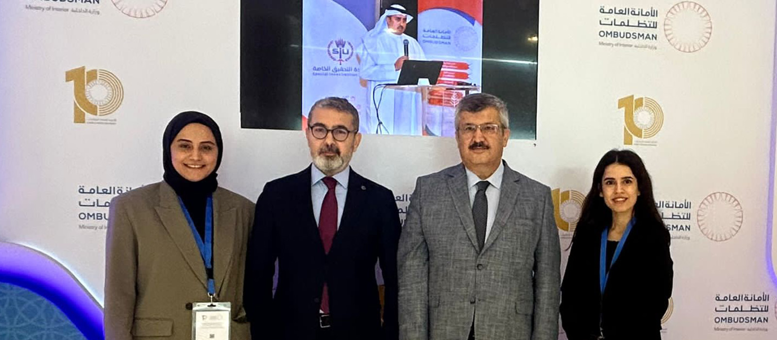 Başkanımız Prof. Dr. Muharrem Kılıç ve Kurul Üyemiz Ünal Sade, Bahreyn Krallığı Ombudsmanlığı Tarafından Düzenlenen Uluslararası Konferansa Katılım Sağladı