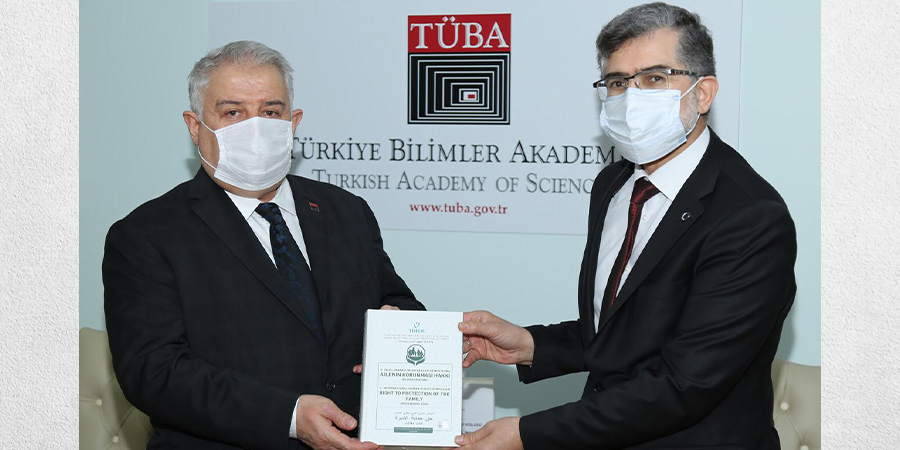 Başkan Süleyman Arslan TÜBA Başkanı Prof. Dr. Muzaffer Şeker'i Ziyaret Etti