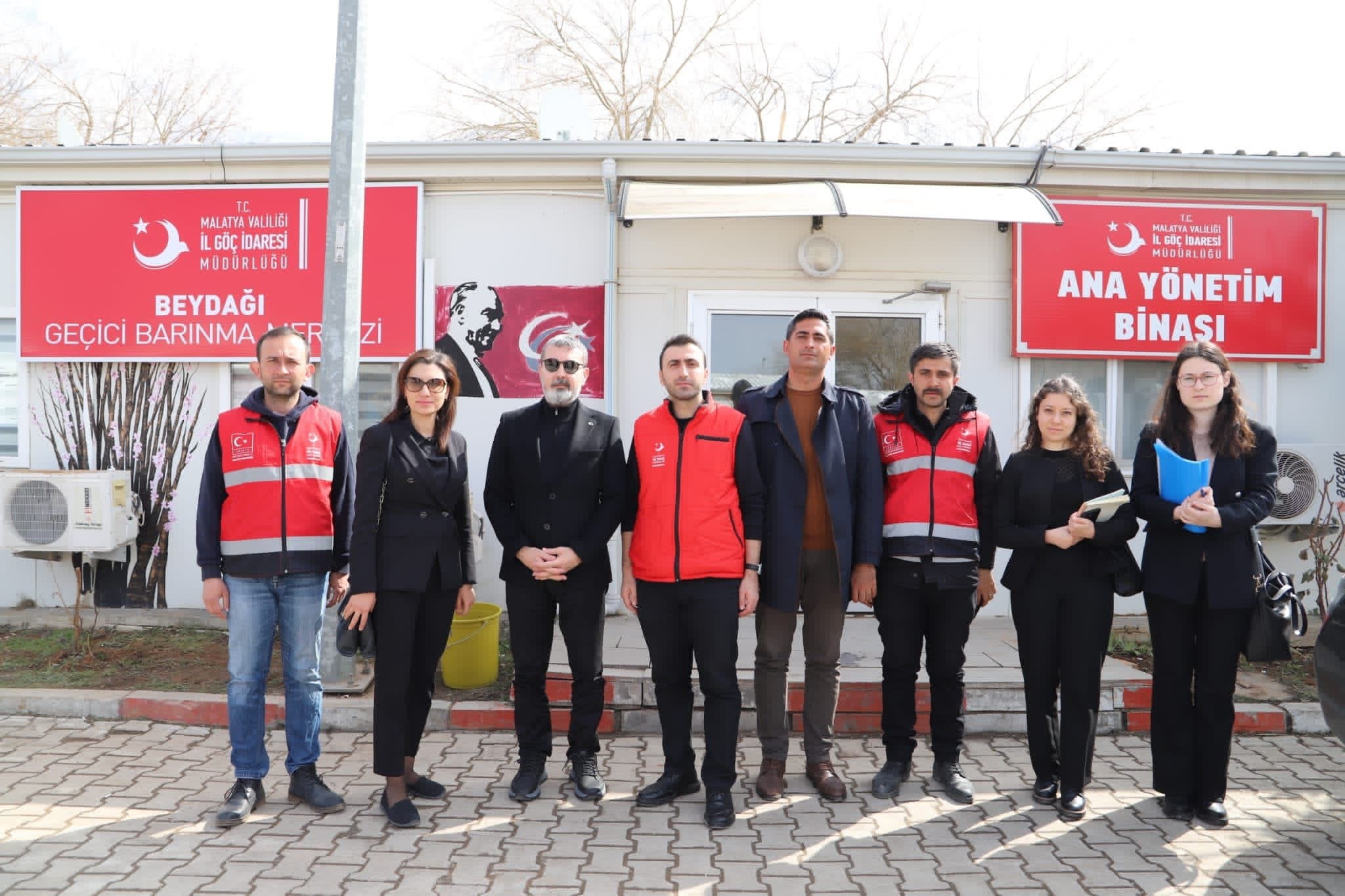 TİHEK'ten Deprem Bölgelerinde İzleme ve İnsani Yardım Ziyaretleri Kapsamında Malatya Ziyareti