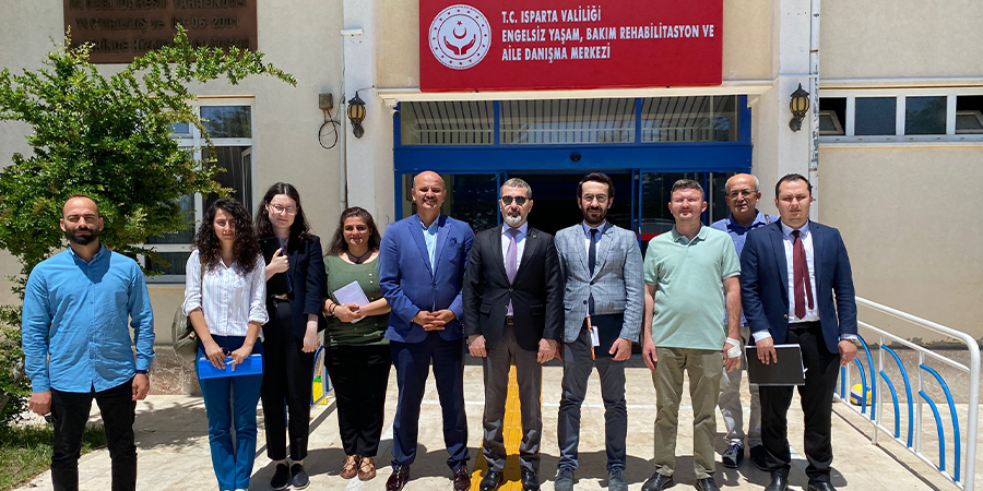 The HREIT Delegation Conducted a Visit to Isparta Governorship Unimpeded Life, Care, Rehabilitation and Family Counseling Center