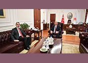 Adalet Bakanı Sayın Abdulhamit Gül'e Ziyaret
