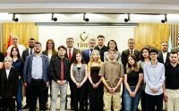 Azerbaycan İnsan Hakları Komiseri Sabina Aliyeva ile Başkanımız Prof. Dr. Muharrem Kılıç Açış Dersinde Öğrencilerle Bir Araya Geldi