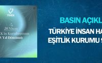 Türkiye İnsan Hakları Ve Eşitlik Kurumu 9 Yaşında