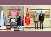 TİHEK Başkanı Prof. Dr. Muharrem Kılıç'tan AYBÜ Rektörü Prof. Dr. İbrahim Aydınlı'ya Ziyaret