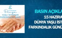 15 Haziran Dünya Yaşlı İstismarı Farkındalık Günü Basın Açıklaması