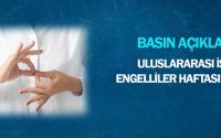 Uluslararası İşitme Engelliler Haftasına İlişkin Basın Açıklaması