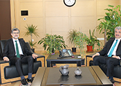 Yüksek Seçim Kurulu Başkanı Muharrem Akkaya'yı Ziyaret