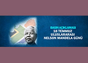 18 Temmuz Uluslararası Nelson Mandela Günü Basın Açıklaması