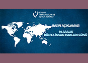 10 Aralık Dünya İnsan Hakları Günü Basın Açıklaması