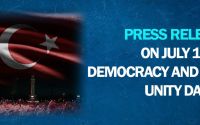 Press Release on July 15 Democracy and National Unity Day