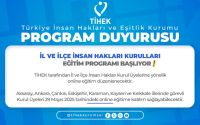 İl ve İlçe İnsan Hakları Kurulları Eğitim Programı Başlıyor