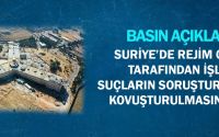 Suriye’de Rejim Güçleri Tarafından İşlenen Suçların Soruşturulması ve Kovuşturulmasına İlişkin Basın Açıklaması