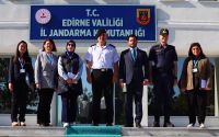 TİHEK Heyeti, Edirne İl Jandarma Komutanlığına Habersiz Ziyaret Gerçekleştirdi