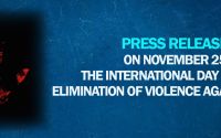 Press Release on November 25 The International Day for the Elimination of Violence Against Women