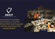 Human Rights-Based Monitoring Activities Regarding Post-Earthquake Situation and Disaster Management Booklet