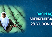 Srebrenitsa Katliamının 28. Yıl Dönümüne İlişkin Basın Açıklaması