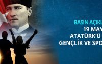19 Mayıs Atatürk'ü Anma, Gençlik Ve Spor Bayramına İlişkin Basın Açıklaması