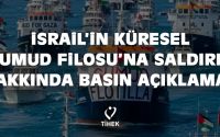İsrail’in Küresel Sumud Filosu’na Saldırısı Hakkında Basın Açıklaması