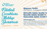 TİHEK’ten Filistinli Çocuklara Mektup Yarışması