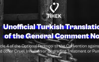 Unofficial Turkish Translation of the General Comment No. 1 on Article 4 of the Optional Protocol to the Convention against Torture and other Cruel, Inhuman or Degrading Treatment or Punishment