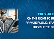 Press Release On The Rıght To Benefıt From Prıvate Publıc Transportatıon Buses Free Of Charge